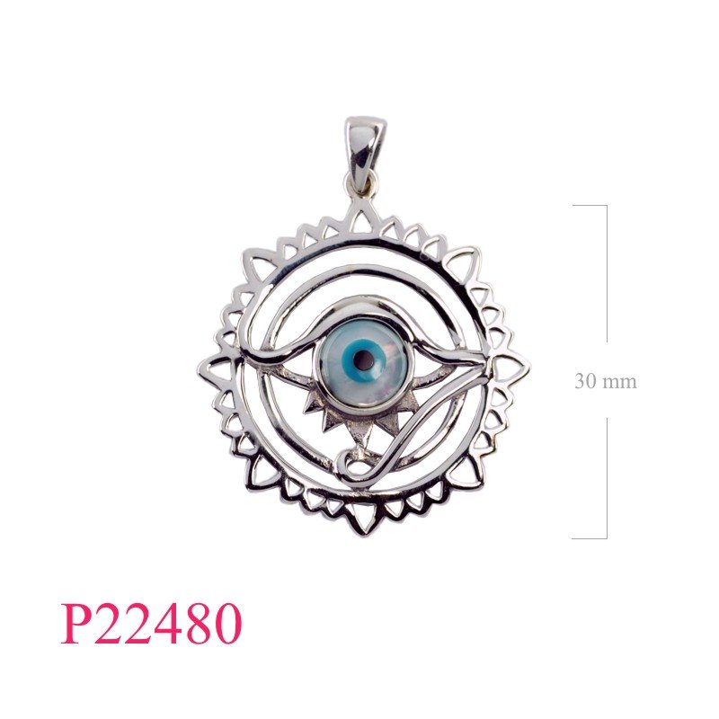 Pendant, 3rd eye design.