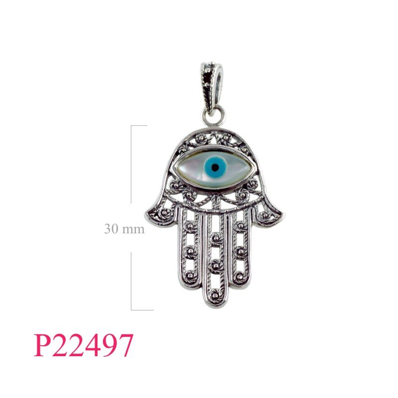 Evil eyes Pendant, Fatima Pendant, Fatima hand marquise evil eye.