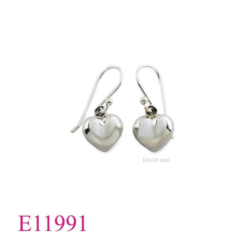 Earrings, Fleur de lis + 23mm "Water Meter".
