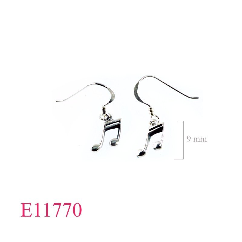 Music Earrings, Music Note Earrings.