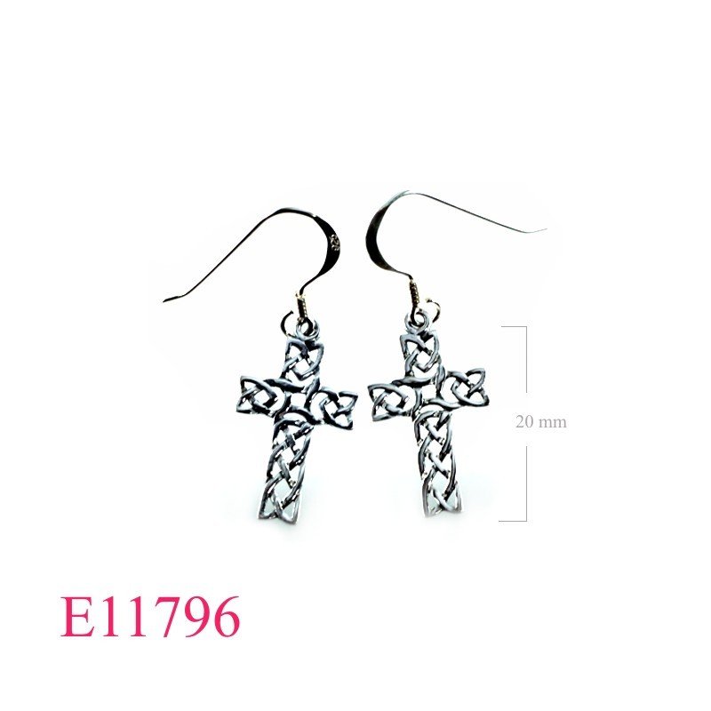 Celtic Earrings, Cross Earrings, Celtic .