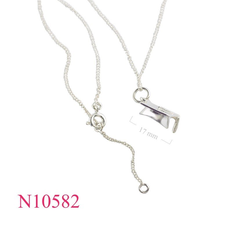 Necklace, 16 inches chain and graduate cap.