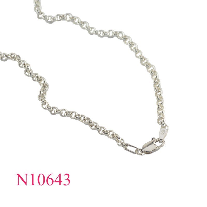 Necklace, 40 cm. 3 mm rolo chain.