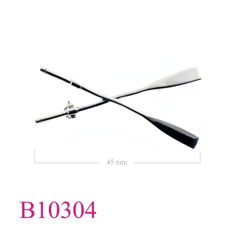 Paddle Brooch, Cross Brooch,  long .