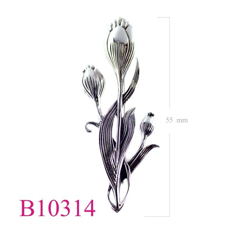 Brooch, flowers.