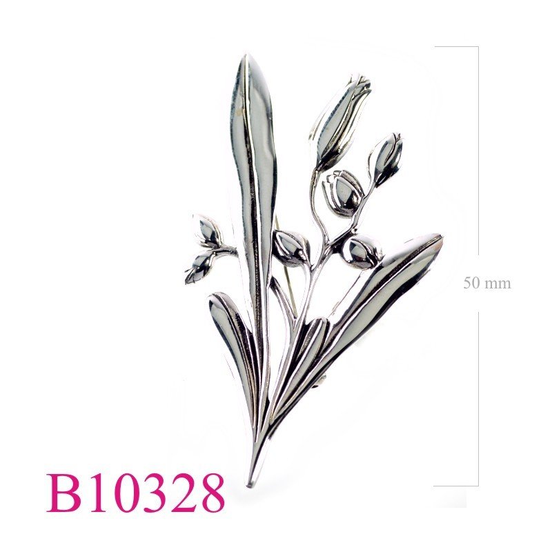Brooch, flowers.