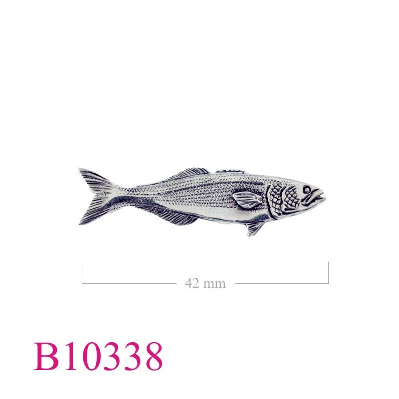 Brooch, trout fish.