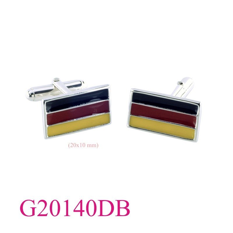Gift Jewelry, German flag cufflinks.