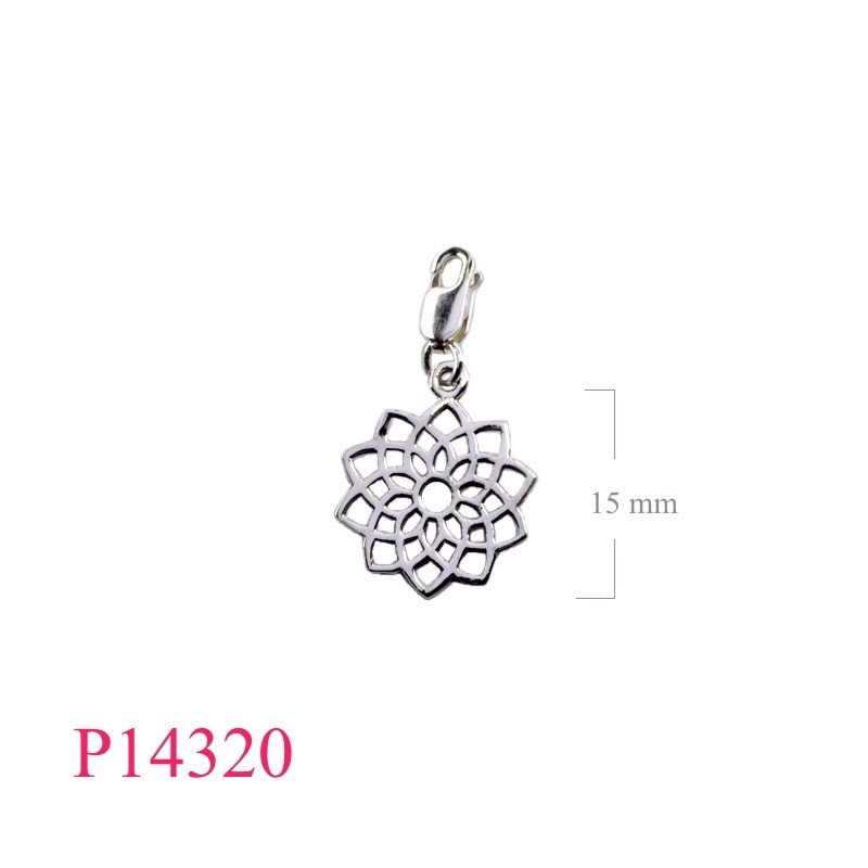 Chakra Pendant, flat Chakra Root with 8mm clasp lock.
