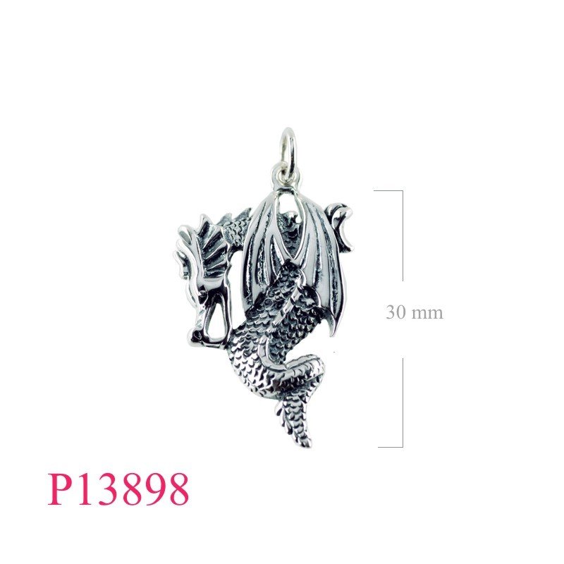 Pendant, dragon.