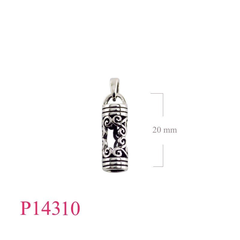 Triskelion Pendant, cut out Triskelion cylinder.