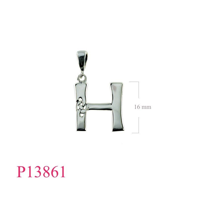 Pendant, "H" Celtic design.
