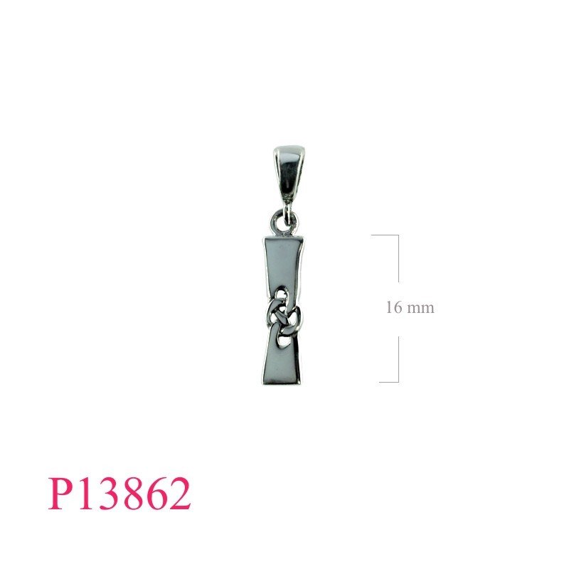 Pendant, "I" Celtic design.