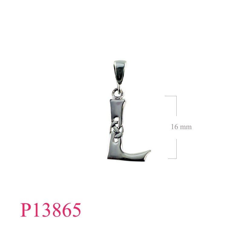 Pendant, "L" Celtic design.
