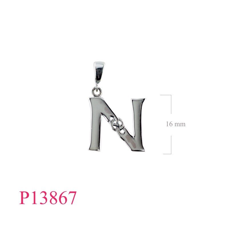 Pendant, "N" Celtic design.