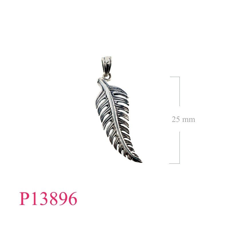 Pendant, NZ fern leaf.