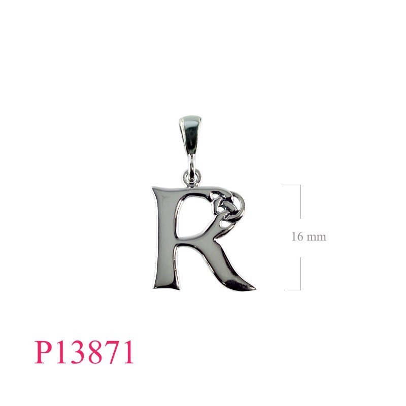 Pendant, "R" Celtic design.