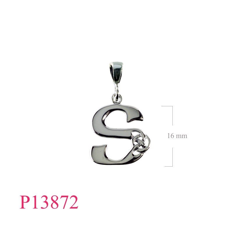 Pendant, "S" Celtic design.
