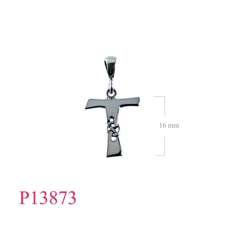 Pendant, "T" Celtic design.