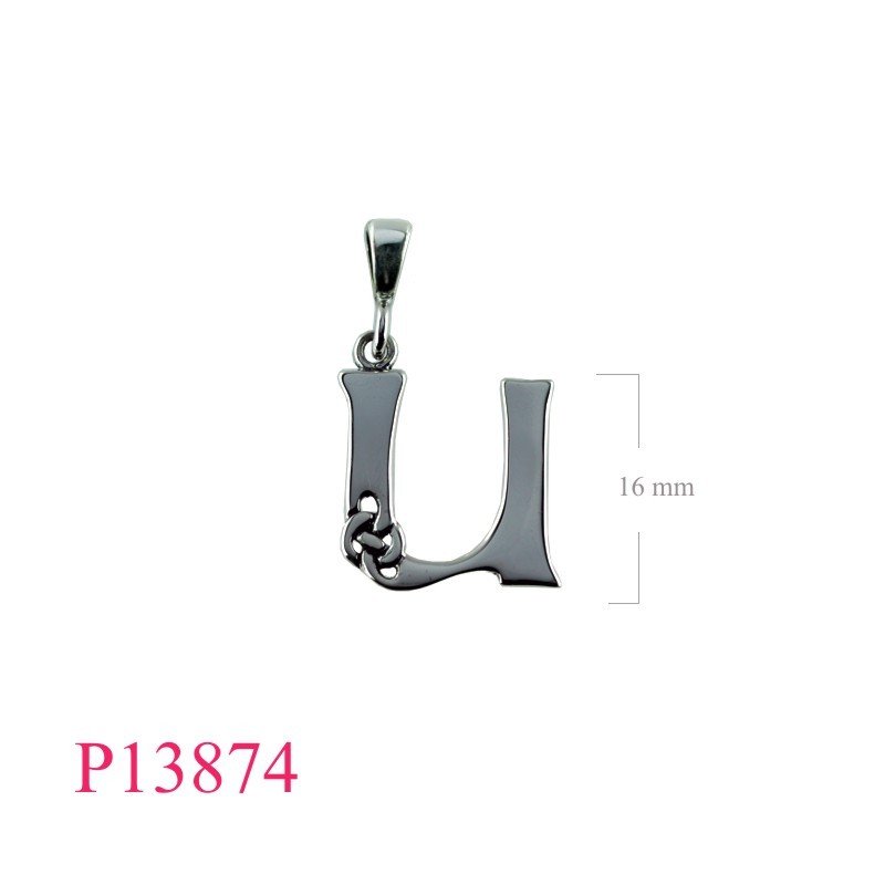 Pendant, "U" Celtic design.