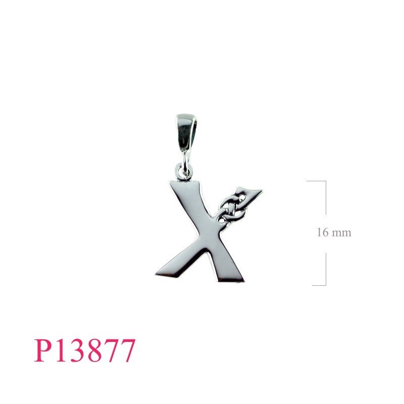 Pendant, "X" Celtic design.