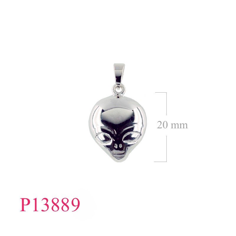Pendant, alien head.