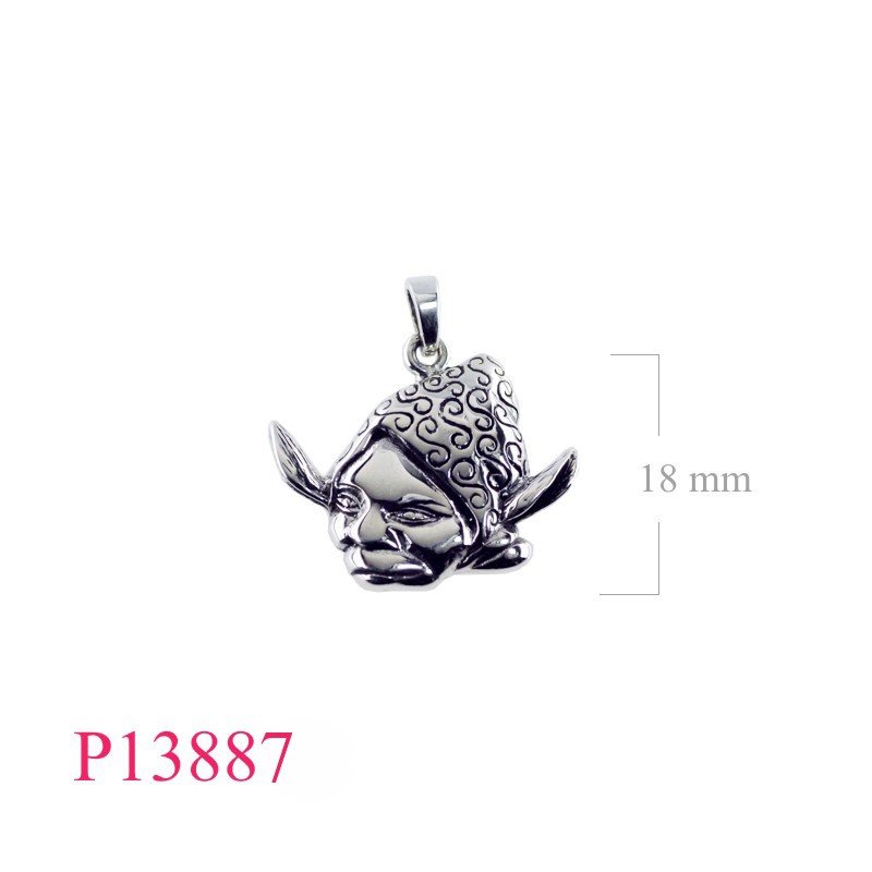 Pendant, African woman face.
