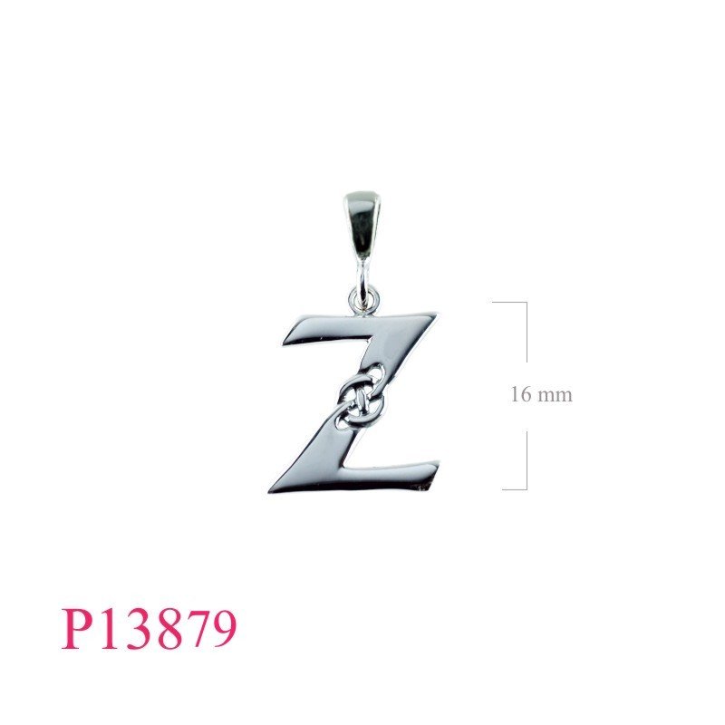 Pendant, "Z" Celtic design.