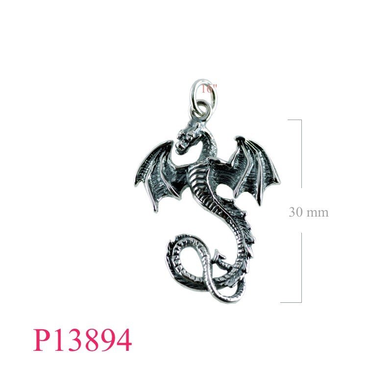 Pendant, dragon.