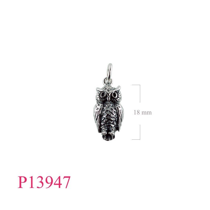 Pendant, owl.