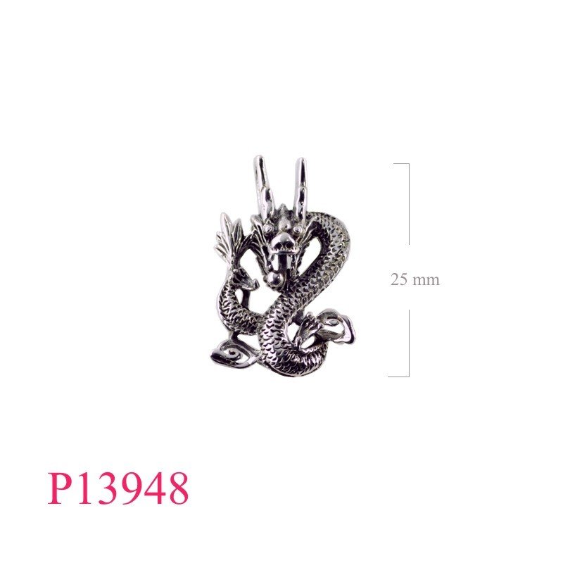 Pendant, dragon.