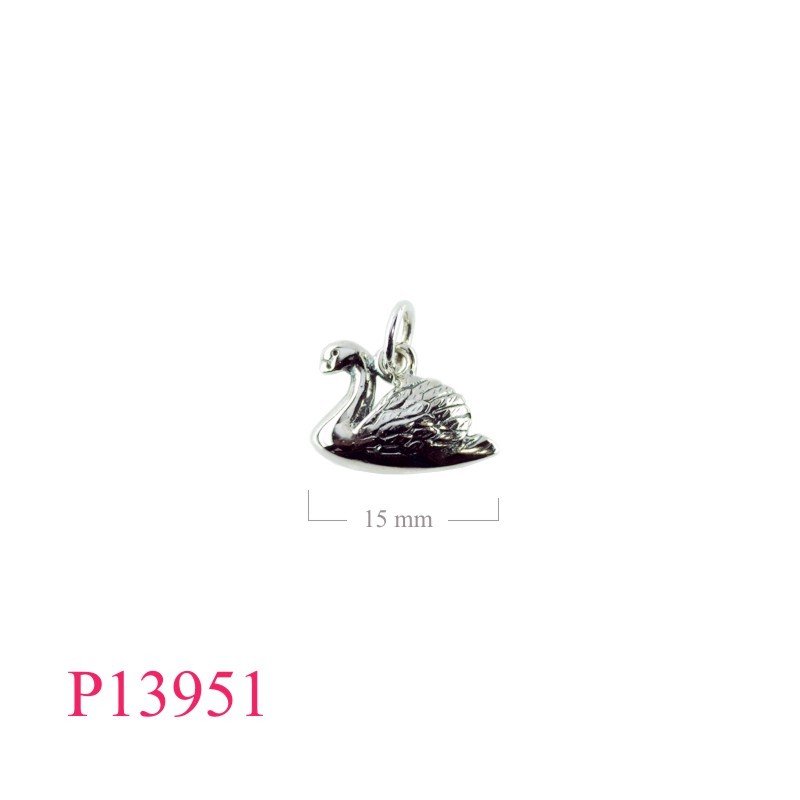 Pendant, swan.
