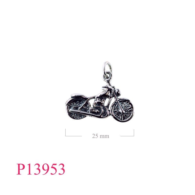 Pendant, motorcycle.