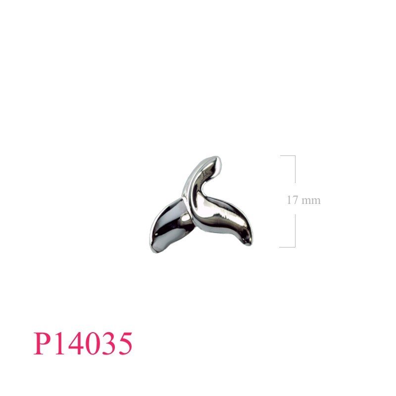 Pendant, whale tail.