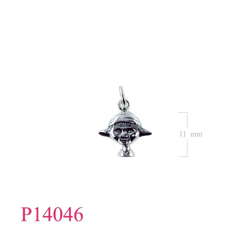 Pendant, girl head.
