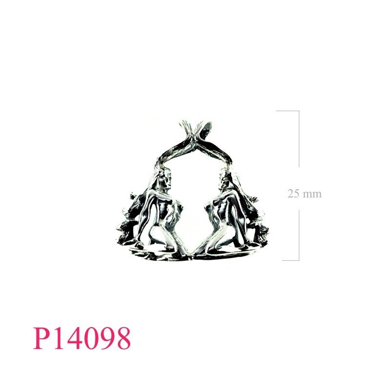 Pendant, Gemini zodiac.