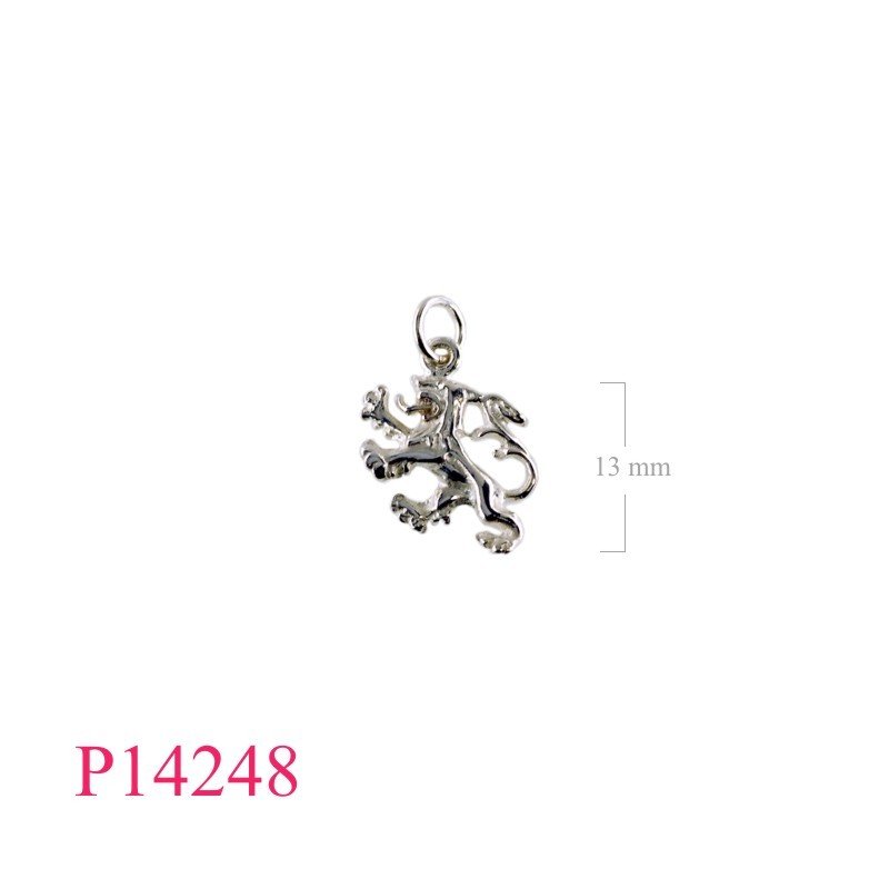 Pendant, Rampant lion.