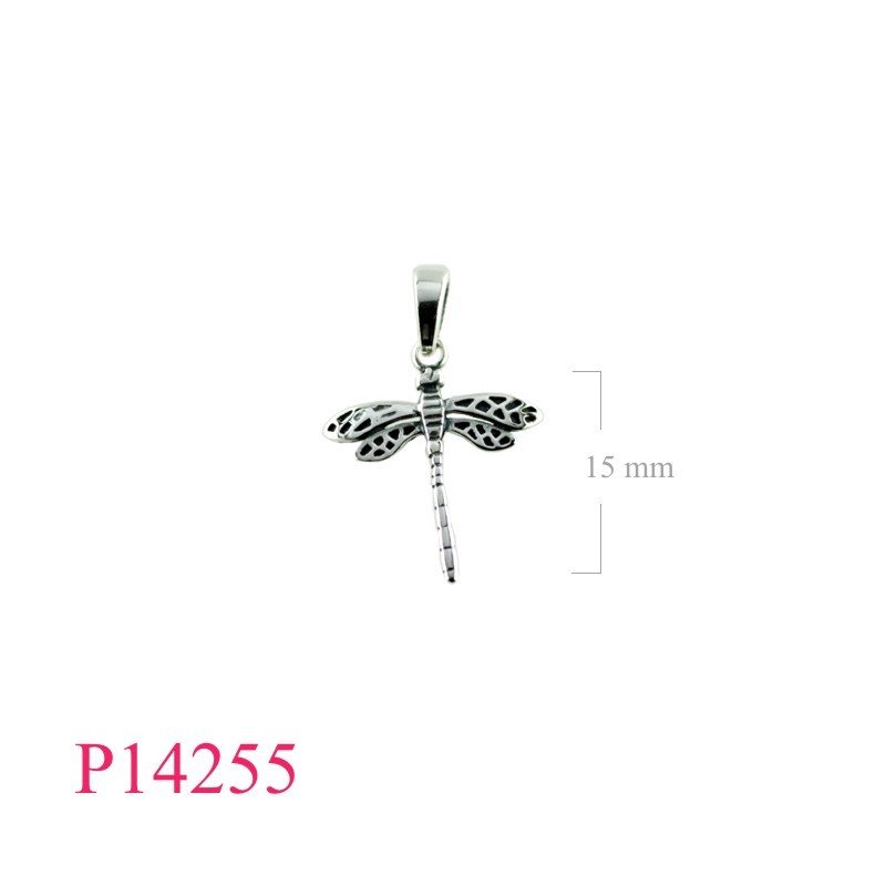 Pendant, 16mm dragonfly.