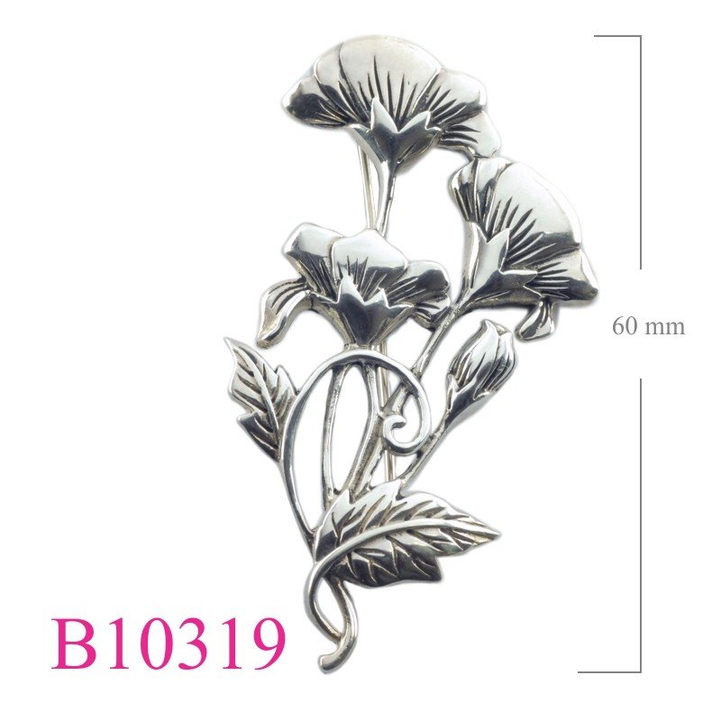 Brooch, flowers.