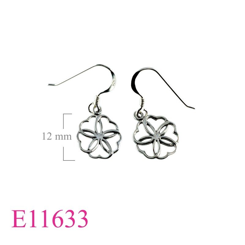 Flower Earrings, Heart Earrings, 5.