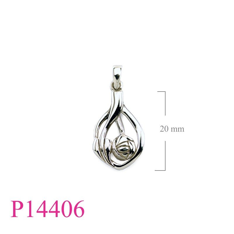 Rose Pendant, Mackintosh Pendant, drop Mackintosh  design.