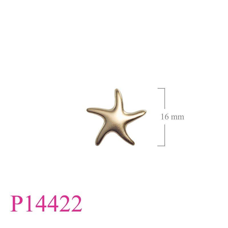 Starfish Pendant, 16mm starfish.