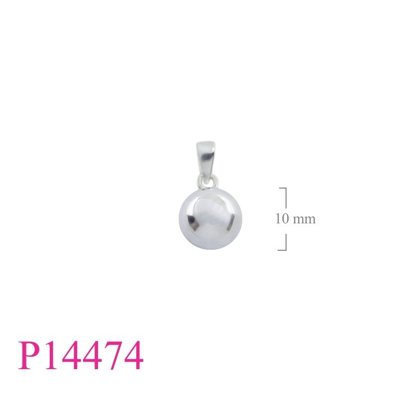 Pendant, 10mm ball.