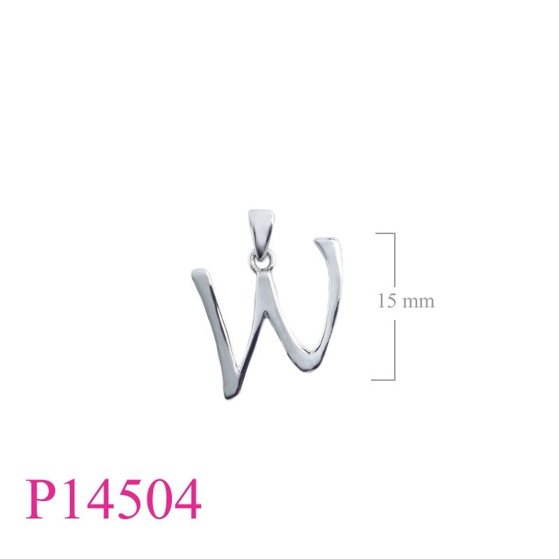 Pendant, "W".
