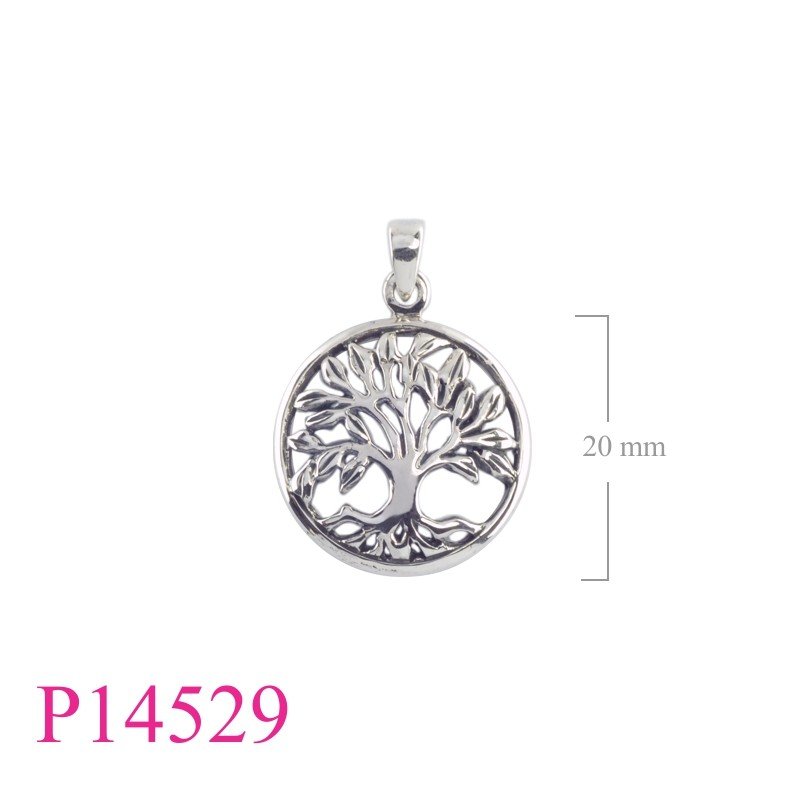Tree Of Life Pendant, Travel Jewelry Pendant, round Tree of Life.