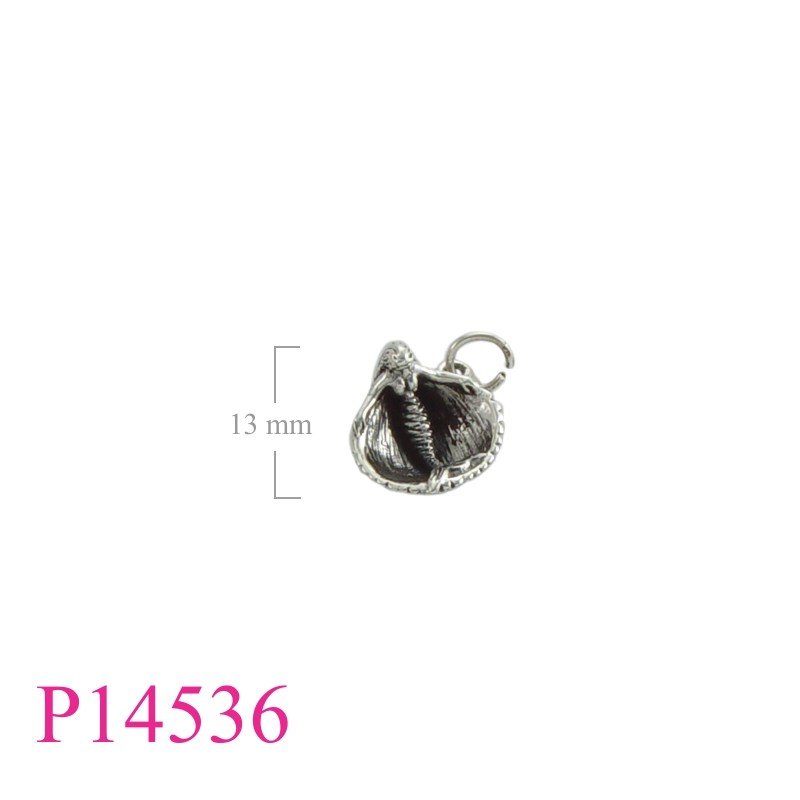 Mermaid Pendant, Clam Pendant,  in .