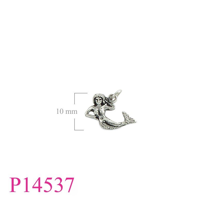 Pendant, mermaid.