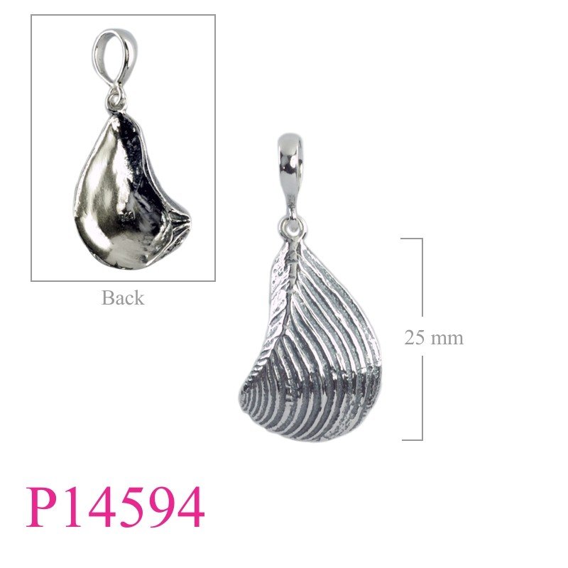 Pendant, shell direct from nature collection.
