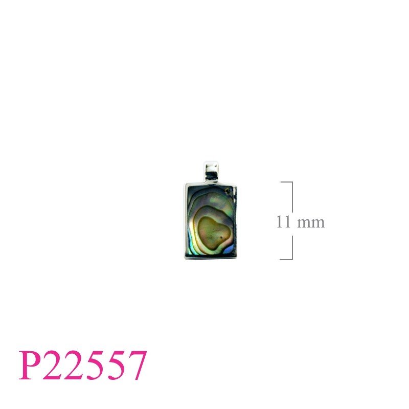 Pendant, rectangle.