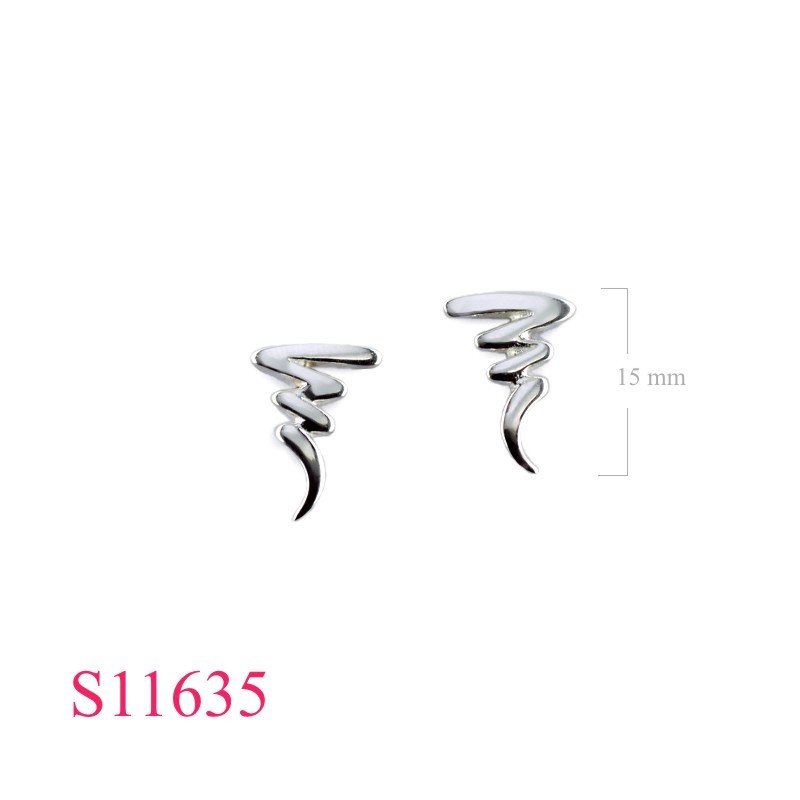 Earrings, staircase design.